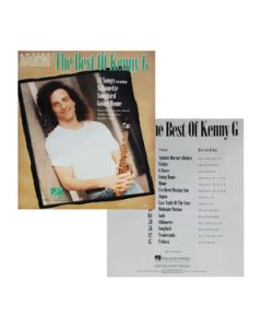 Álbum Kenny G The Best Of Kenny G com Caderno Transcrição Saxofone