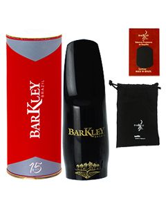 Boquilha Sax Soprano Barkley Pnoir 5 Som Erudito + Bag + Protetor Dente 