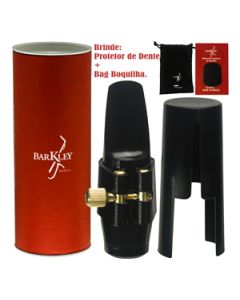 Boquilha Sax Alto Barkley Classic M Completa Bag Protetor Brindes