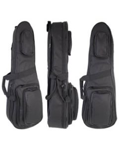 Capa Bag Violino Extra Luxo com Bolsos Cor Preto Protection Bags Brinde Breu + Flanela