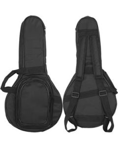 Capa Bag Banjo Bandolim Extra Luxo c/ Bolsos Cor Preto LP Bags ( Brinde Flanela ) 