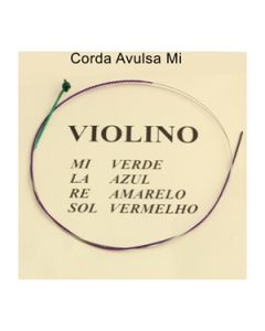 Corda Mi Avulsa Violino Mauro Calixto Tradicional 1º Corda
