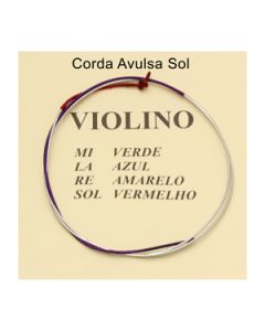 Corda Sol Avulsa Violino Mauro Calixto Tradicional 4º Corda