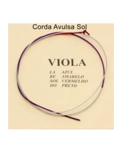 Corda Sol Avulsa Viola de Arco Mauro Calixto Tradicional 3º Corda