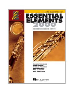 Método Clarone Alto Eb Livro Essential Elements 2000 c/ CD Play Along Book 1 ( Livro 1 )