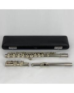 Flauta Transversal 16 Chaves Yamaha Japão Mod. YFL23 Corpo e Chaves Niquel (Sapatilhamento Novo) (Padrão)