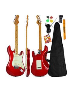 Guitarra Stratocaster Vermelho Metálico Série Woodstock TG 530 Tagima Brinde Capa + Acessórios
