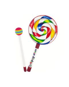 Lollipop Drum 15cm Pele Remo Kids® Inicialização Musical 