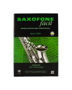 Método "Saxofone Fácil" Prático Iniciante Marco Tulio com CD