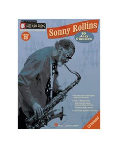 Método Livro Saxofone Sonny Rollins 10 Jazz Classics Play Along Volume 33