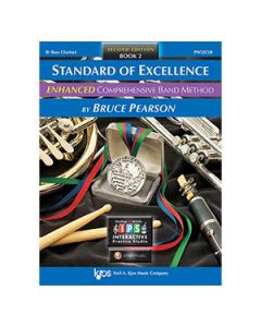 Método Clarone Baixo Sib Livro Standard of Excellence Band Method by Bruce Pearson c/ 2 Cd´s Livro 2 ( Book 2 )