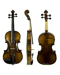 Violino 4/4 Rolim Profissional J.A. Francis Custom Madeira Abeto Alemão Acero Envelhecido Alto Brilho