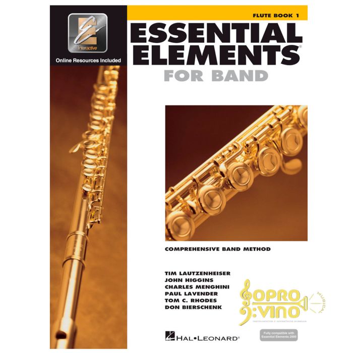 Método Flauta Transversal Livro Essential Elements for Band Interactive Book  1 ( Livro 1 )
